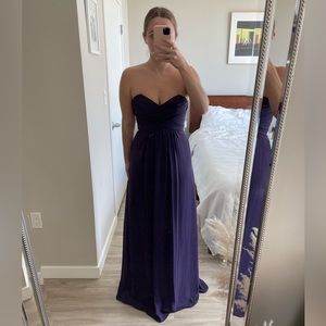 Purple Bridesmaid Dress